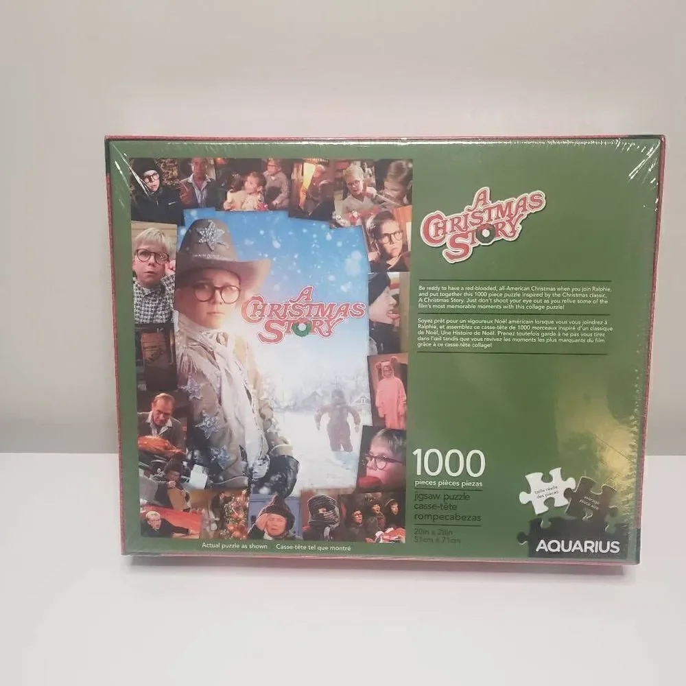 ‎A Christmas Story 1000 Piece Puzzle New Sealed by Aquarius
